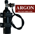 Argonset 0,85l-3l inkl. Druckminderer, Flaschenbefestigung und Aufkleber