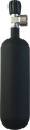 ECS 1 L / 200 bar Stahlflasche schwarz mit Comptec (M18 x 1,5)