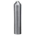 7l Tecline Aluflasche mit oder ohne Ventil
