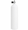 MES Alu Flasche 11,1l Weiss 207Bar mit Ventil